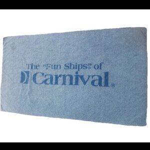New! 2 Set Carnival Cruise Line The Fun Ships Oversized Cotton Beach Towel 65x40